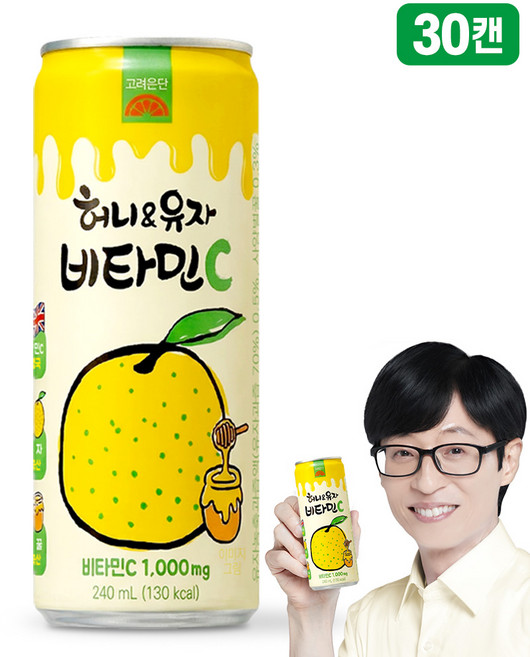 고려은단 허니유자 비타민C, 30개입, 240ml