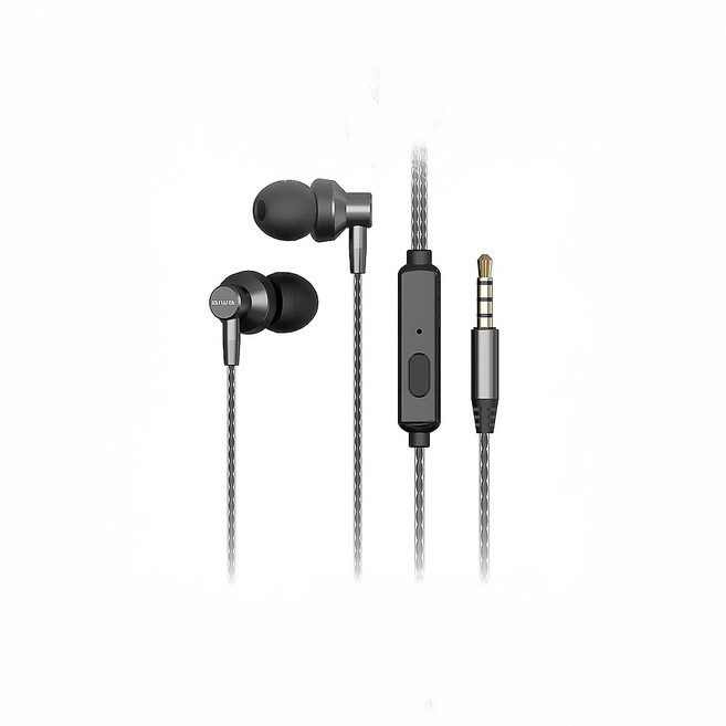 AIWA 愛華 有線耳機 ESTM-128, 銀色
