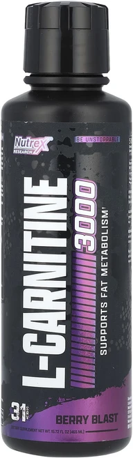 Nutrex Research L-카르니틴 3000 베리 블라스트 465ml(15.72fl oz), NutrexResearchL카르니틴3000베리블라스트4, 1개, 465ml - 쿠팡