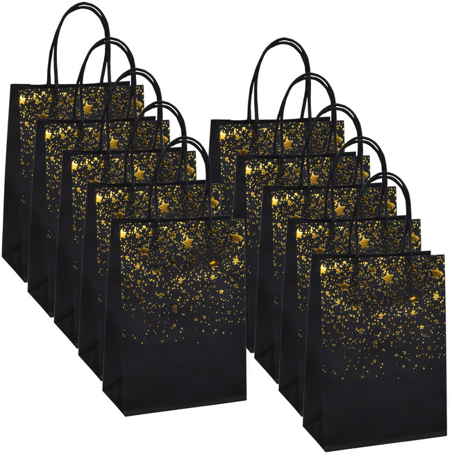 크라프트지봉투 기프트지봉투 손잡이가달린기프트파티백파티지봉투, 열 개