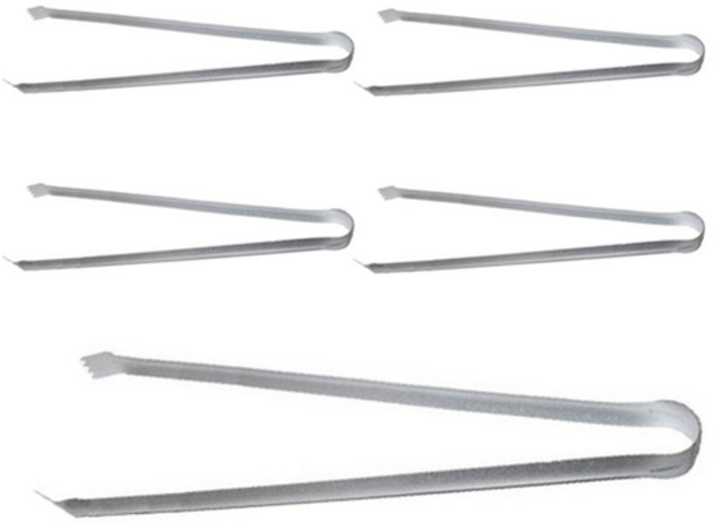 월드크린 백색 숯집게 45cm, 5개