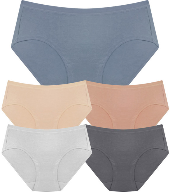 물랑루즈 압박프리 모달 베이직 여성팬티 5매입 DF344