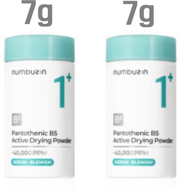 넘버즈인 1번 판토텐산 액티브업 드레싱 파우더 7g, 14g, 3개
