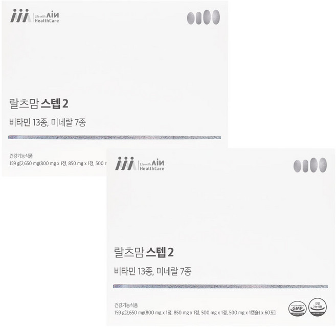 랄츠맘 스텝2 임산부영양제 중기 후기 철분, 2개, 60회분