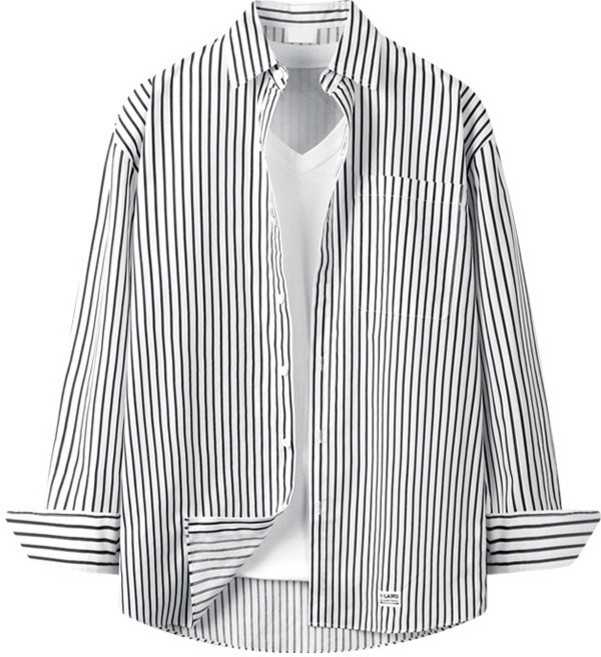 해리슨 남성용 스트라이프 585 긴팔 셔츠