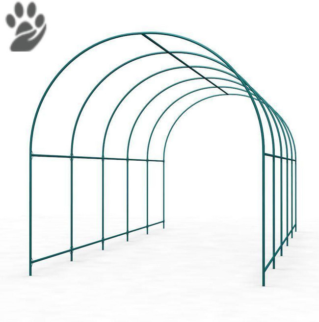 미니텃밭 다육이 온실 비닐하우스 프레임 조립식 자재, 길이3x너비2x높이1.75미터, 1개