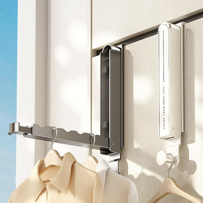 하우쏠 원터치 도어후크 모자 가방걸이 옷걸이 도어훅 문걸이선반, 그레이