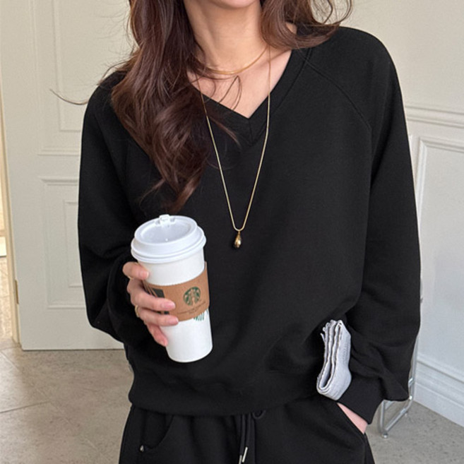 [난닝구]부엔드 브이넥나그랑맨투맨