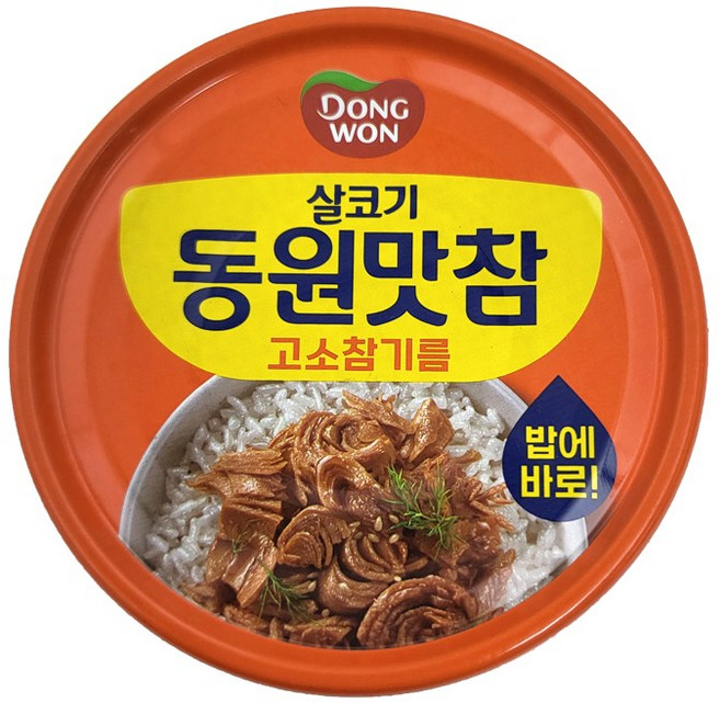 동원 밥에바로 동원참치 동원맛참 고소참기름 간편식사 1개입, 90g, 1개