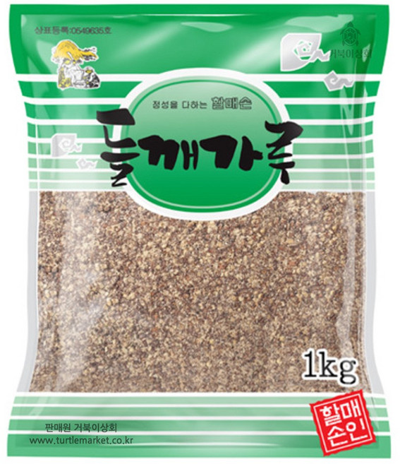 굵은들깨가루 1KG 거친 탕 해장국 순대국, 1개