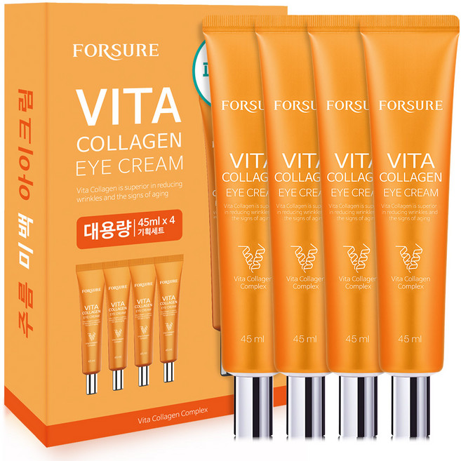포슈어 비타 콜라겐 아이크림 4p, 180ml, 1개