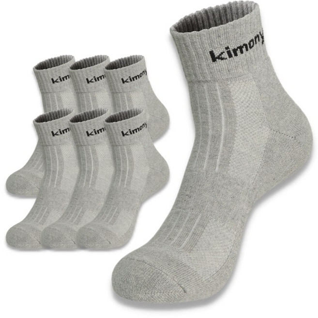 키모니 남성용 스포츠 중목 양말 KSS501, GL, 7개