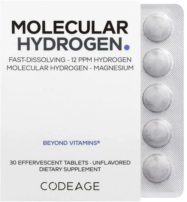 Codeage Molecular Hydrogen 무맛 발포성 정제 30정, CodeageMolecularHydrogen무맛발포성정, 1개 - 쿠팡