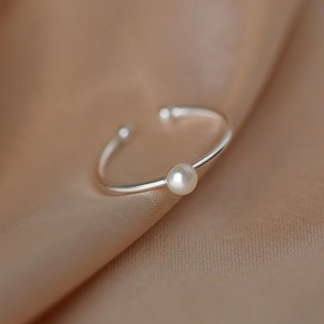 차차바이 실버진주링 925실버진주반지 사이즈조절가능