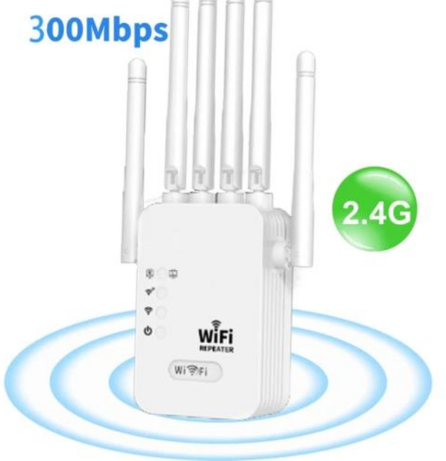 소형 사무실용 무선 와이파이 리피터 와이파이 확장기 2.4G 5G 네트워크 증폭기 360 ° 전체 커버리지 신호 1200Mbps, 1) 2.4G 300M White - EU 플러그, 1개