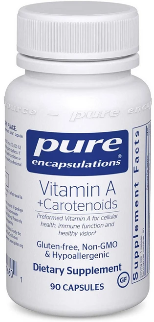 Pure Encapsulations 퓨어인캡슐레이션 카르테노이드 루테인 지아잔틴 아스타잔틴 +비타민A효능 눈영양제(90캡슐), 90정, 1개 - 쿠팡