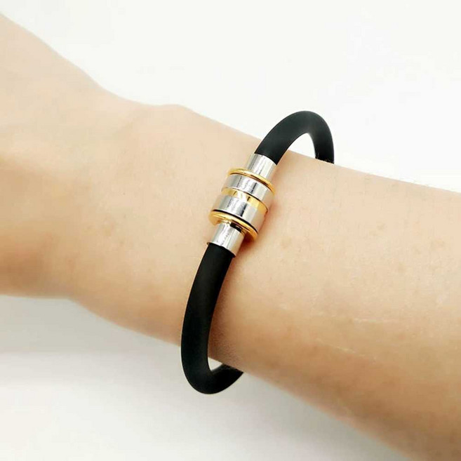 야구선수 팔찌 건강 게르마늄 패션 스포츠 음이온 티타늄, 1개