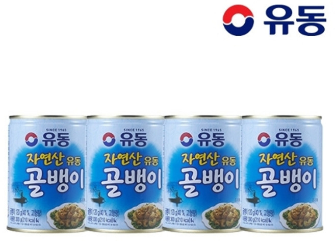 유동 [유동] 자연산골뱅이 300g x 4개 + 골뱅이 무침양념 70g 증정