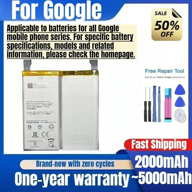 구글 폰 픽셀 1/XL/2/2XL/3/3XL/3A/3AXL/4/4XL/4A 4G 5G/5/5XL/5A/6A/6/6Pro/7/7Pro/7A/8/8Pro 교체용 배터, 14 Pixel 3XL 3430mAh