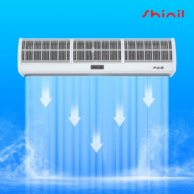 신일 에어커튼 업소용 원모터 출입문 외부공기 미세먼지 날벌레 차단, 900mm