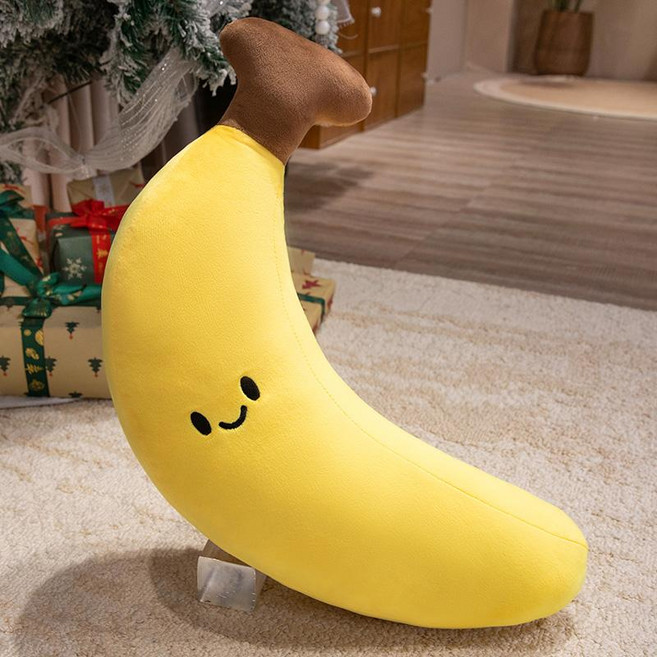 과일 야채 쿠션 귤 사과 토마토 인형 귀여운, 바나나