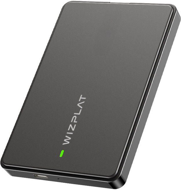 위즈플랫 HD2530C 10Gbps USB3.2 Gen2 외장하드 (500G)