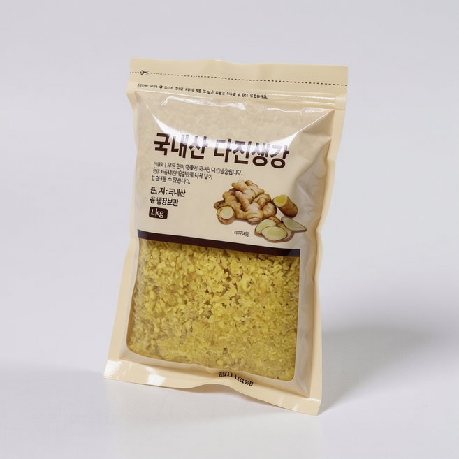 국내산 25년 햇 다진생강 1kg 500g 특품 냉장 간생강, 1개