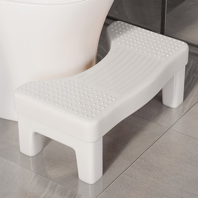 오드상회 발받침대 받침대 변기발판 발판 책상발받침대 욕실발판 사무실발받침대 발받침 키높이발판 화장실발판, 1개, 03_화이트