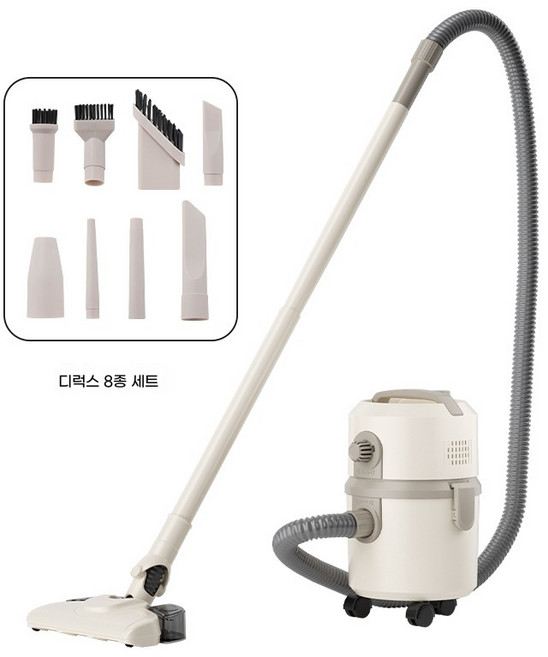 2000pa 흡건습식 드라이클리닝 다용도 미니 배럴 청소기 가정용 대청소기 인테리어 청소 업소용 일체형, 베이지, pz-086
