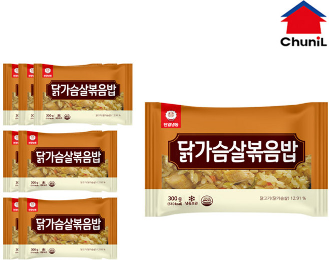 [자연맘스토리] 천일 닭가슴살 볶음밥 300g x 8개