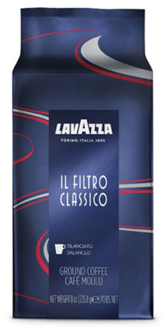 라바짜 필트로 클레시코 그라운드 분쇄 커피, 226.8g, 핸드드립, 1개