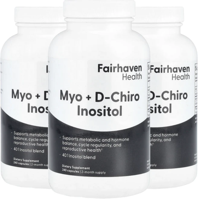 페어헤븐헬스 미오 + D-카이로 이노시톨 캡슐, 3개, 240정 - 쿠팡