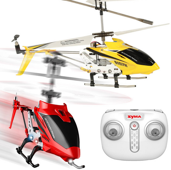 시마 헬리콥터RC 입문용 어린이드론 최신형 S107H, 레드, 1개