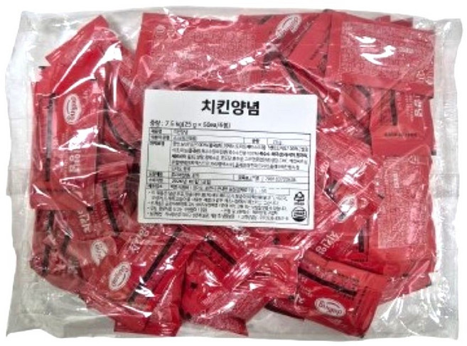 백호 치킨양념 일회용 25g, 600개