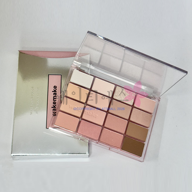 웨이크메이크 소프트 블러링 아이팔레트 16구 08 캔디코랄블러링 1개, #08 캔디 코랄 블러링