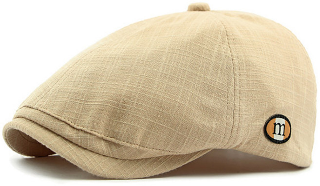 루지온 봄 여름 남성 베레모 중년 헌팅캡 골프 모자