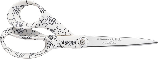 피스카스 핀란드 다목적 이딸라 가위 21cm 헬레 블루 푸르따 치타브라운, 1개