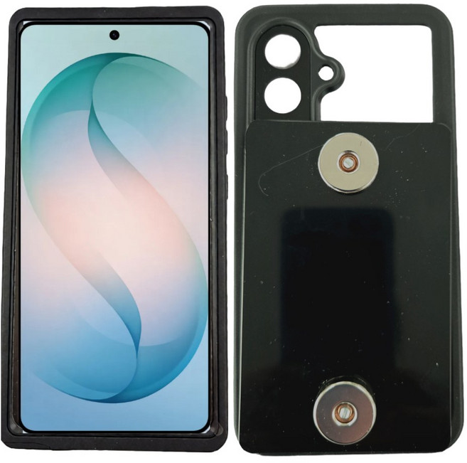 프로라이더스 갤럭시 S26 시리즈 배달대행 자석 충전거치대 오토바이 휴대폰 방수케이스, 블랙