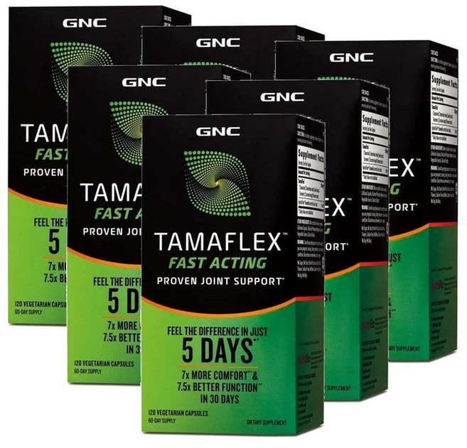 지엔씨 타마플렉스 패스트액팅 조인트서포트 캡슐 GNC TamaFlex Fast Acting, 6개, 120정