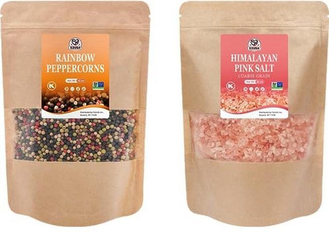 오이투유에스에이 52USA 레인보우 페퍼콘 블렌드 355ml 플러스 히말라야 핑크 소금 0.9kg 2팩, 1개