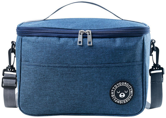 에이쏘르 가정용 캠핑 피크닉 도시락 보온보냉백 8L, 혼합색상, 1개