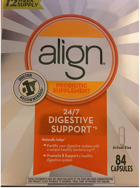 Align 얼라인 데일리 프로바이오틱 서플리먼트 84 캡슐, 84정, 1개