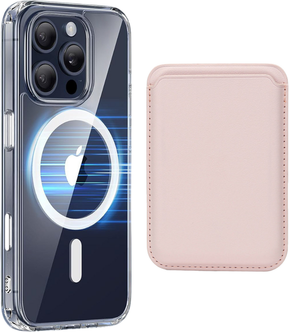 Mirsh 맥세이프 아이폰 호환 카드 자석 지갑 케이스 세트