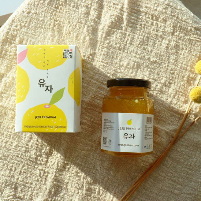 프리미엄 제주 유자청 유자차 150g 답례품, 1개, 1개입