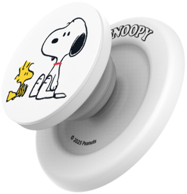 스누피 원형 그립 마그네틱 스마트톡+자석링 (맥세이프 호환), 1개, 라이프_토크 스누피