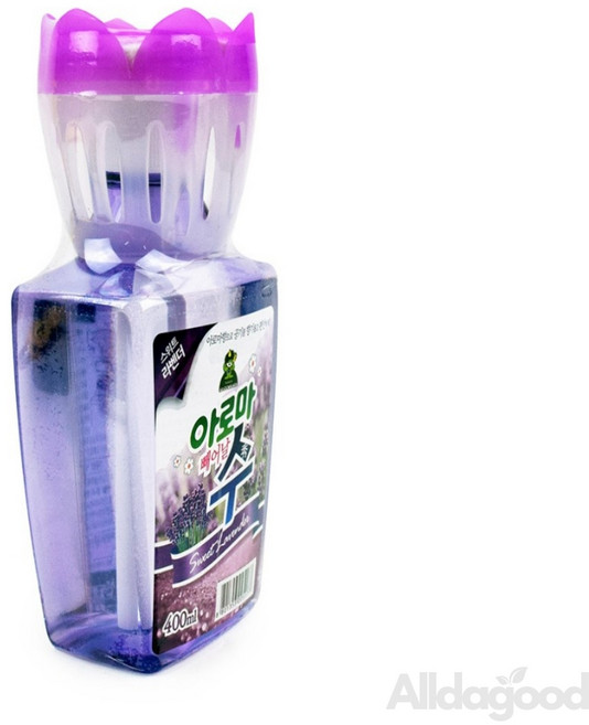 다좋은마켓 아로마 수 (라벤더) 400ML 방냄새제거 옷장냄새제거 집냄새제거 강아지냄새제거 실내냄새제거 화장실 실내냄새제거제 냄세제거 냄새제거제, 1개