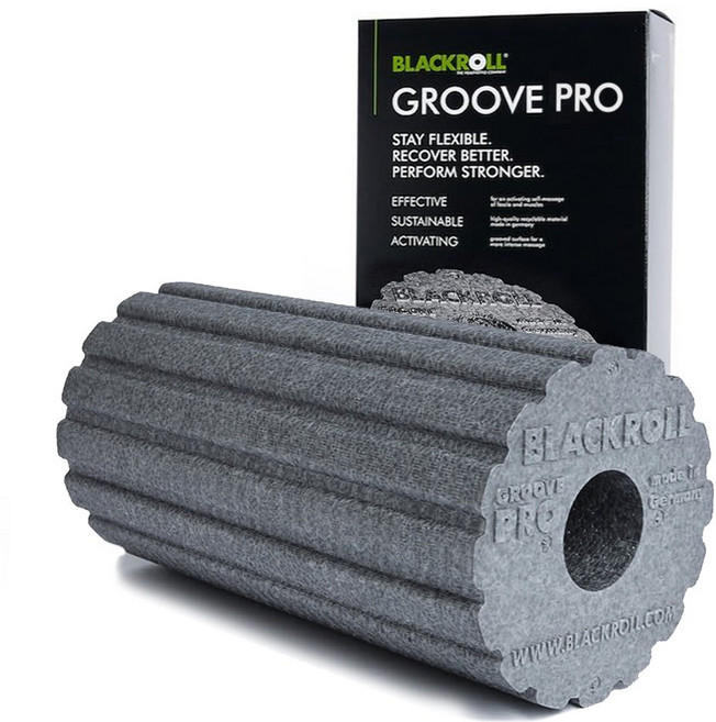 독일 블랙롤 EPP 그루브 프로 폼롤러 30cm, 그레이, 1개