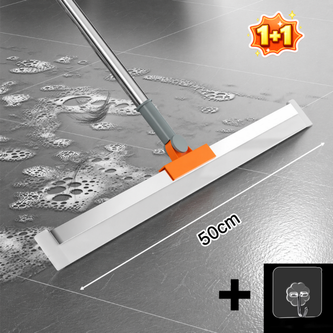 MIRRRA 물기 한번에 제거 50cm 넓은헤드 튼튼한 욕실 물기제거 스퀴지1+1, 2개, 화이트