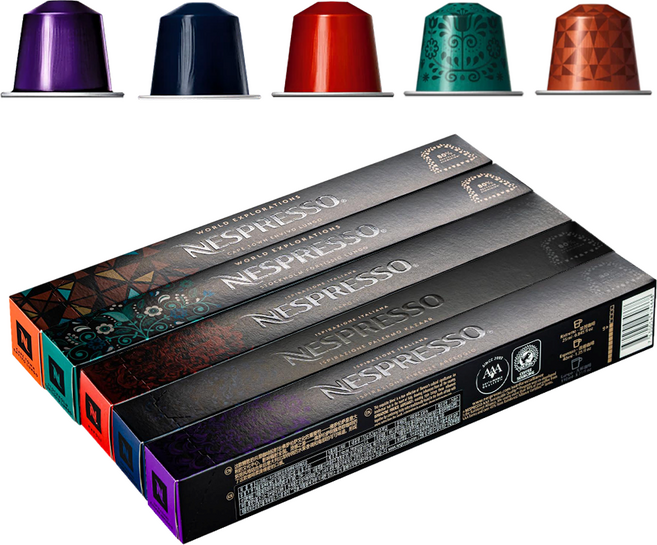 네스프레소 정품 캡슐 판매량 높은 베스트 5종 세트, 10개입