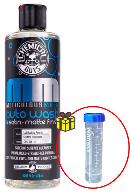 케미컬가이 무광 카샴푸 메티큘러스 매트 오토워시 고농축 중성 세차 샴푸 473ml+소분용기, 1개, 473ml